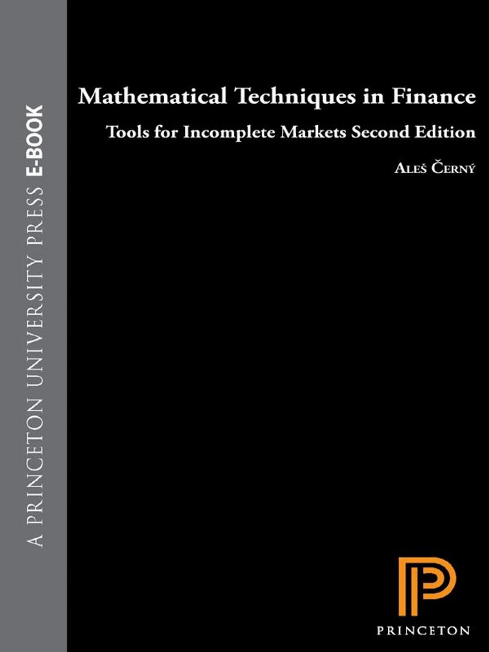 Big bigCover of Mathematical Techniques in Finance