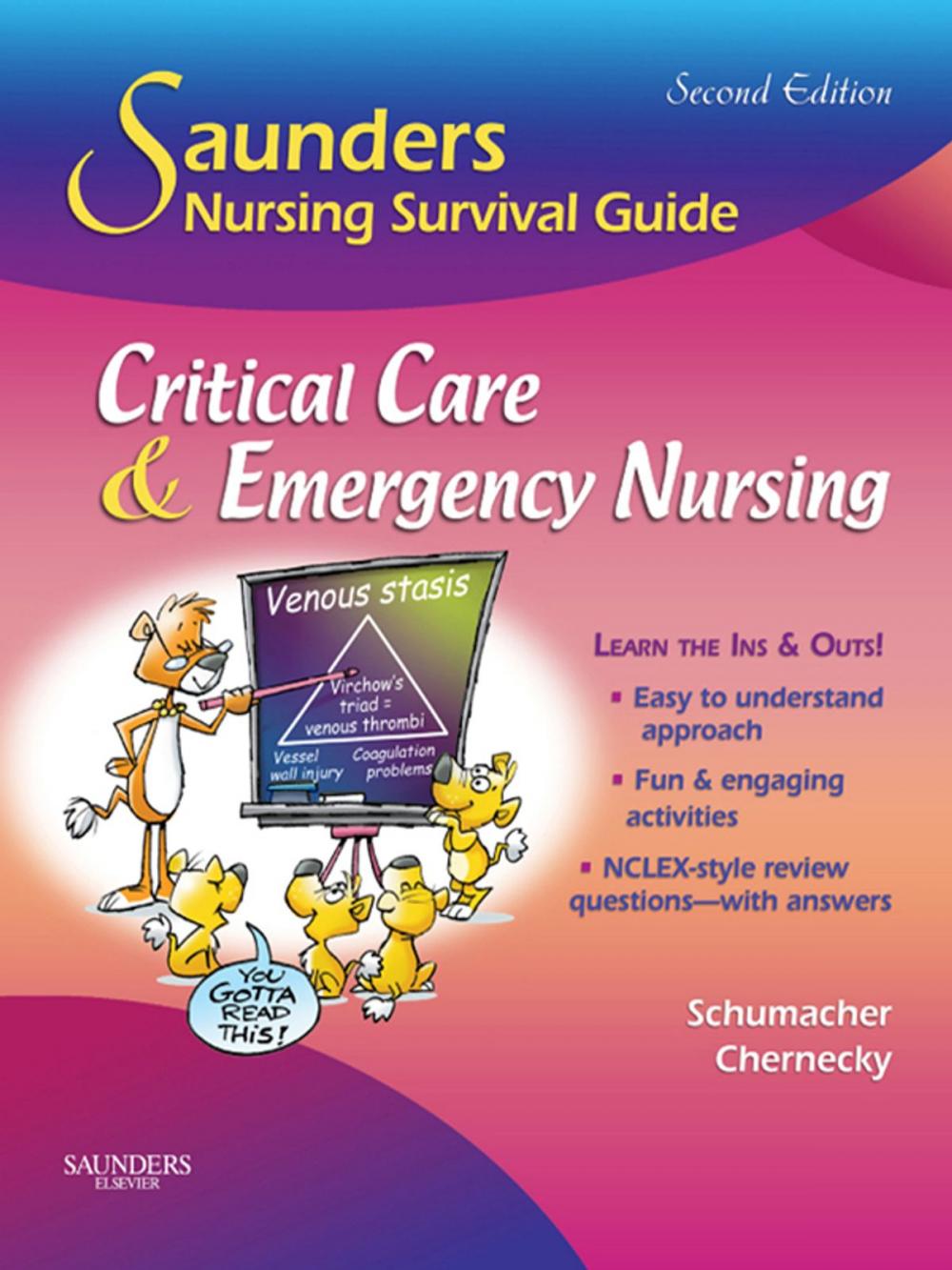 Big bigCover of Saunders Nursing Survival Guide: Critical Care & Emergency Nursing