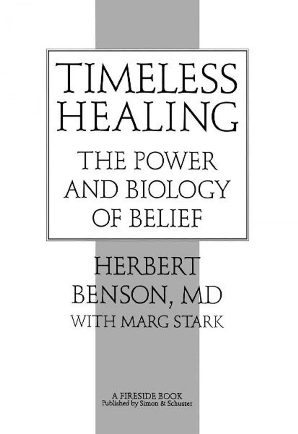 Big bigCover of Timeless Healing