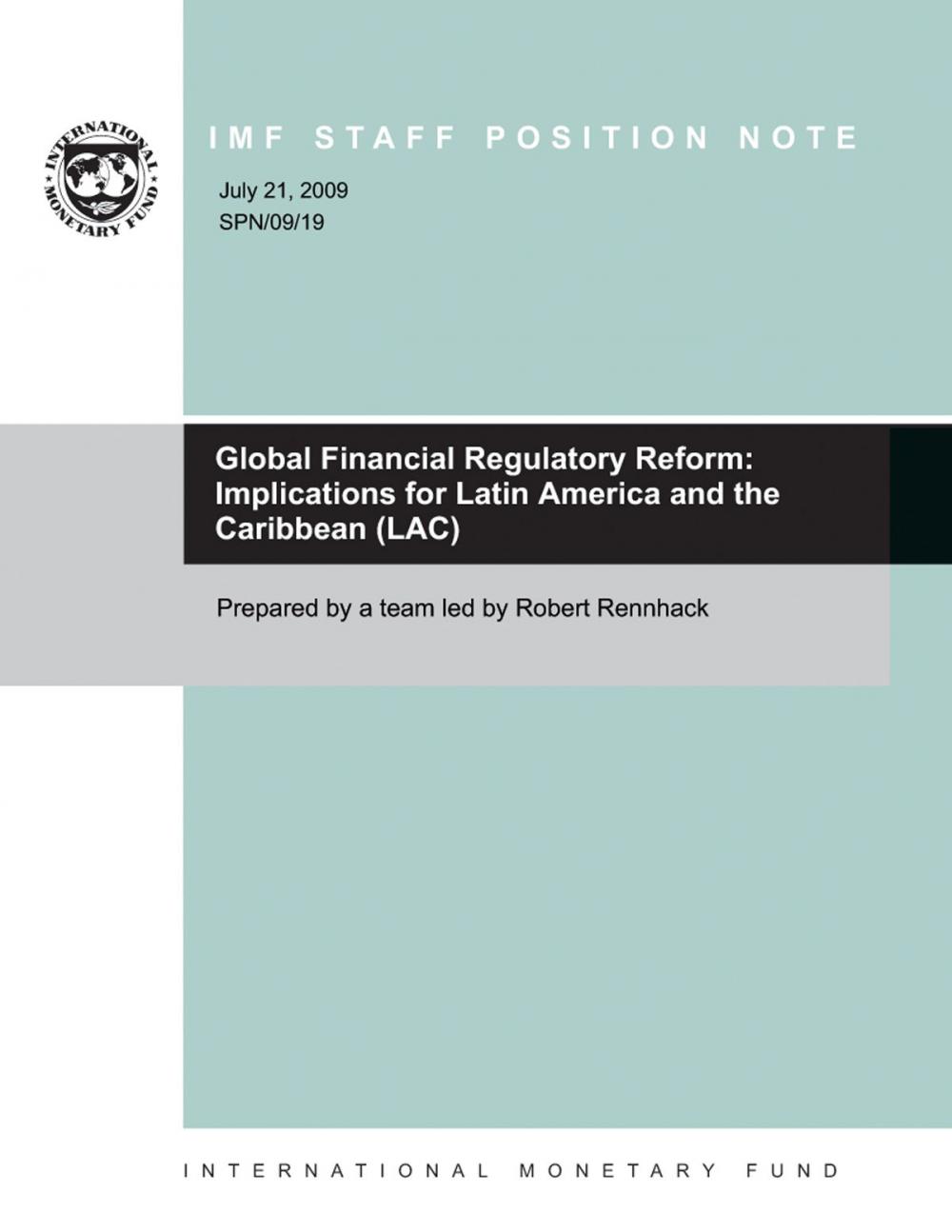 Big bigCover of Global Financial Regulatory Reform: Implications for Latin America and the Caribbean (LAC)