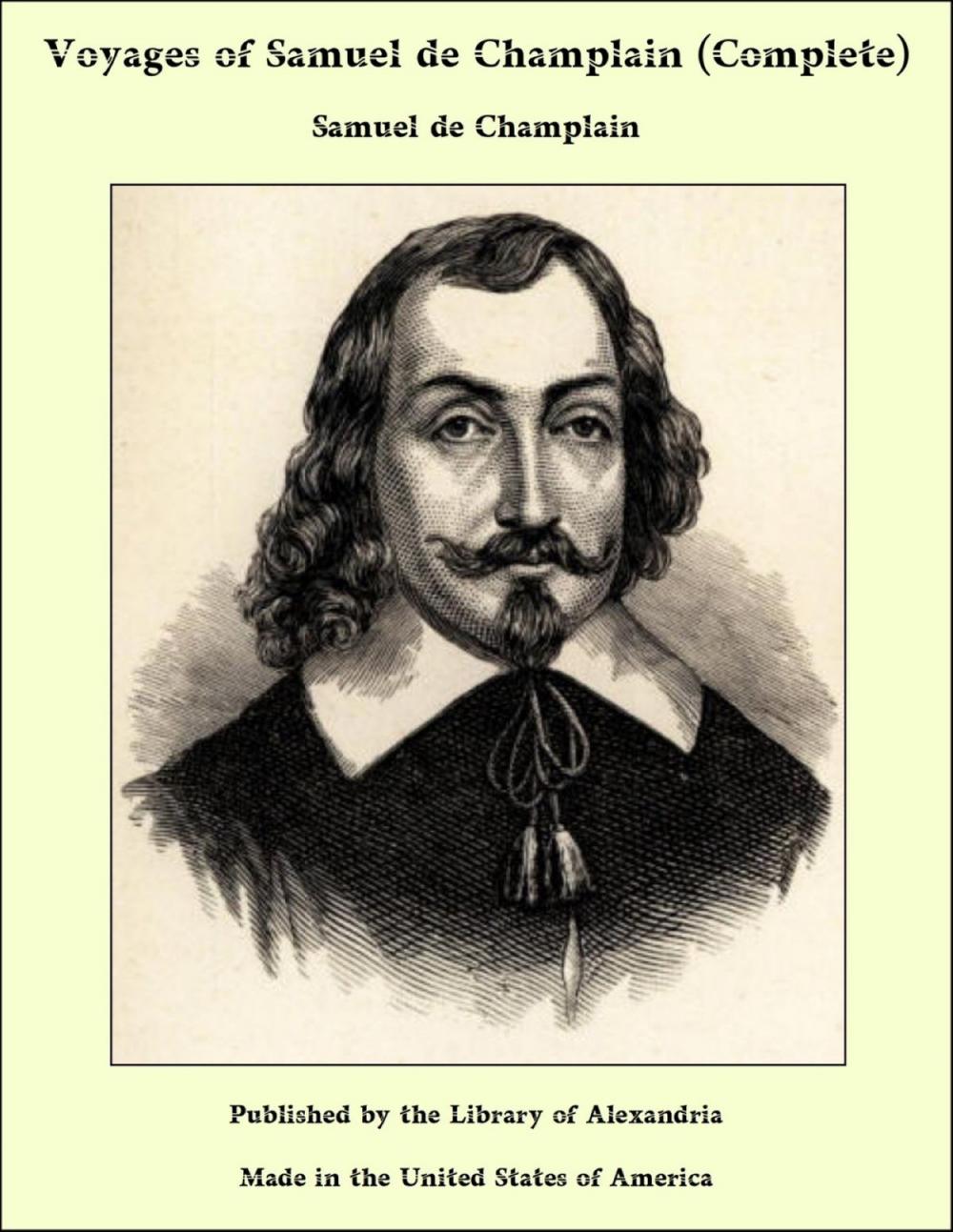 Big bigCover of Voyages of Samuel De Champlain (Complete)