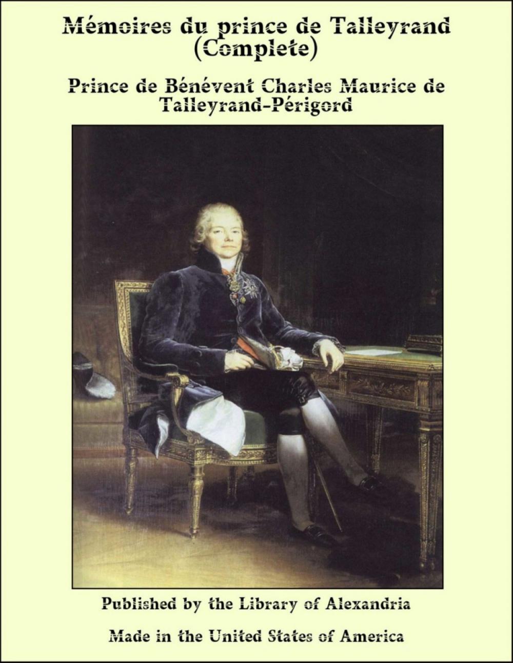 Big bigCover of Mémoires Du Prince De Talleyrand (Complete)