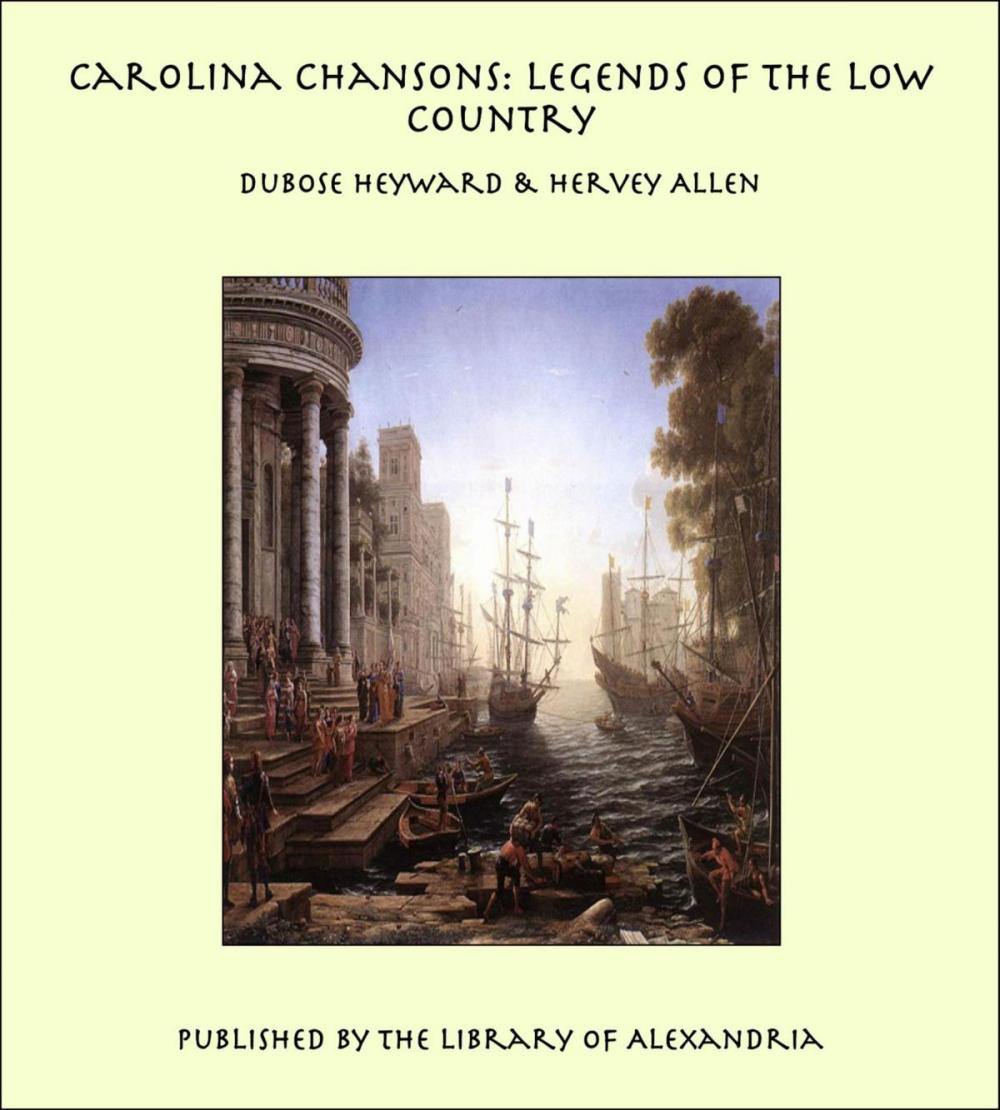 Big bigCover of Carolina Chansons: Legends of the Low Country