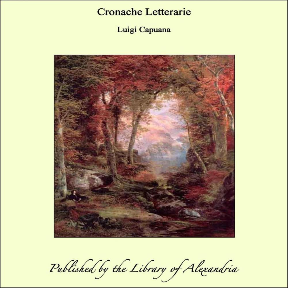 Big bigCover of Cronache Letterarie