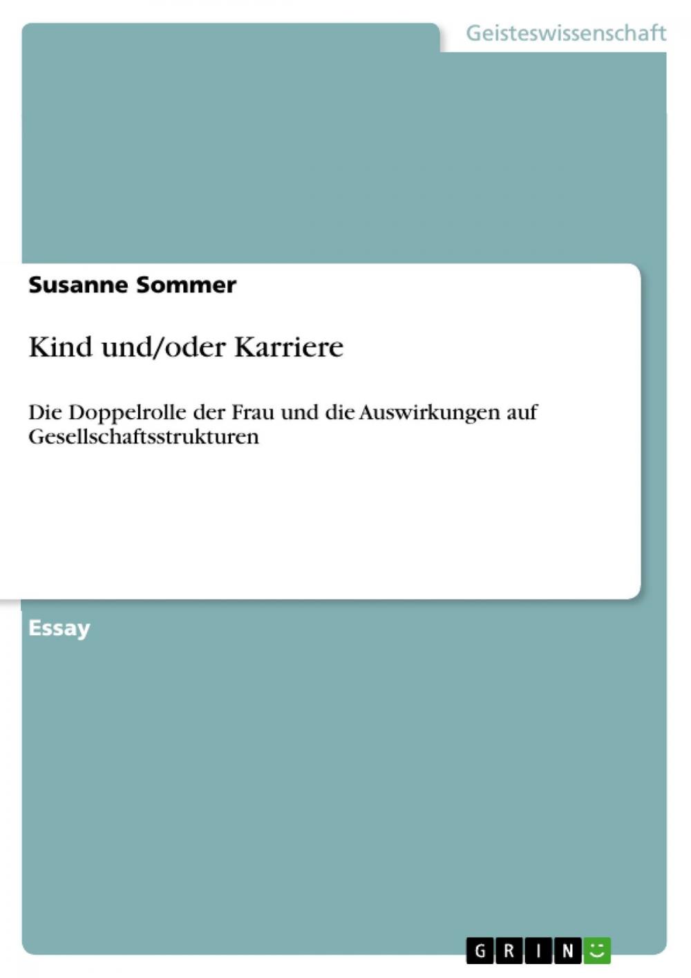 Big bigCover of Kind und/oder Karriere