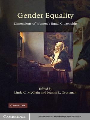 Cover of the book Gender Equality by Carsten Q. Schneider, Claudius Wagemann
