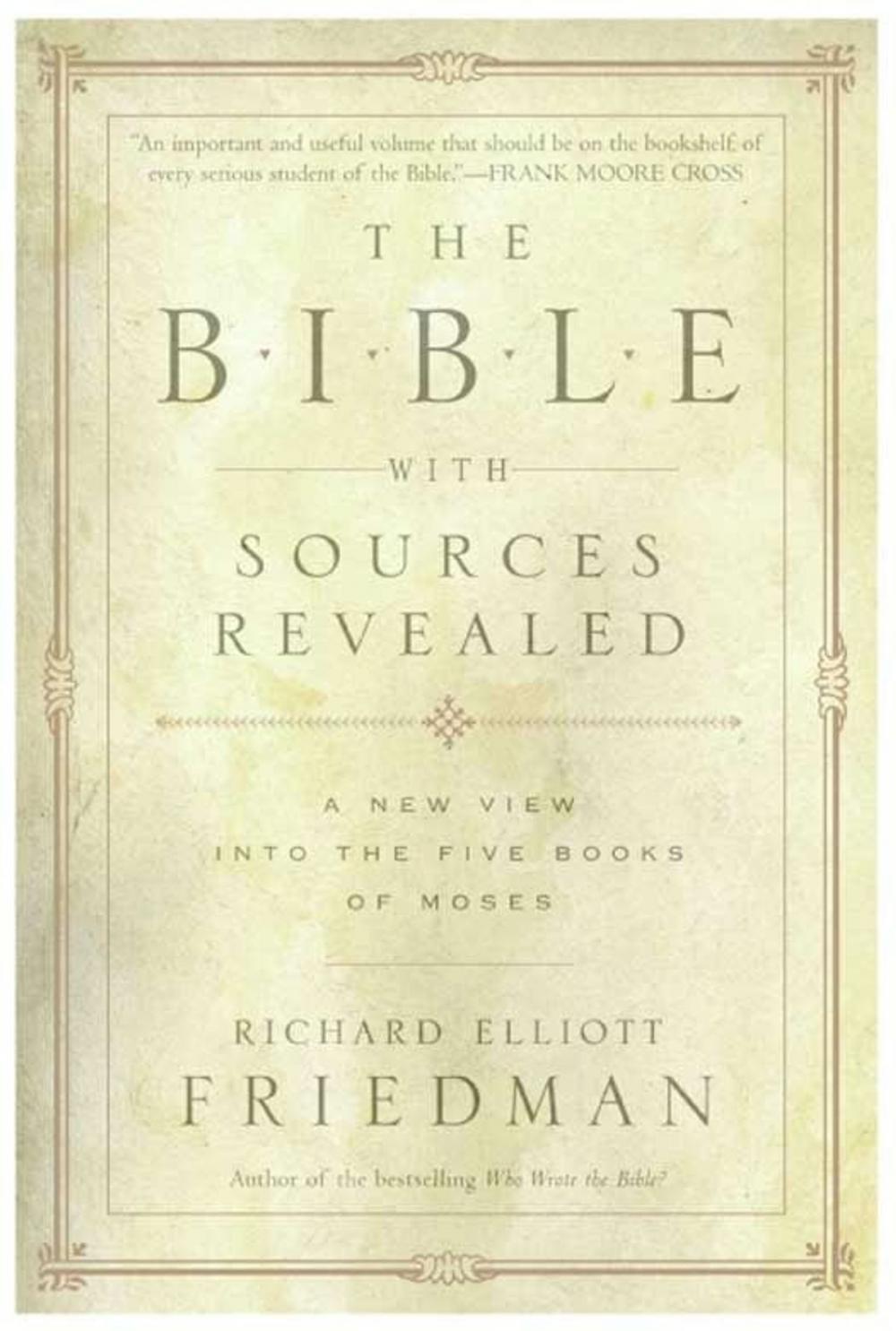 Big bigCover of The Bible with Sources Revealed