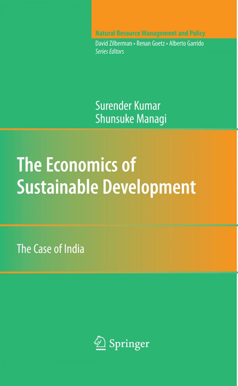 Big bigCover of The Economics of Sustainable Development