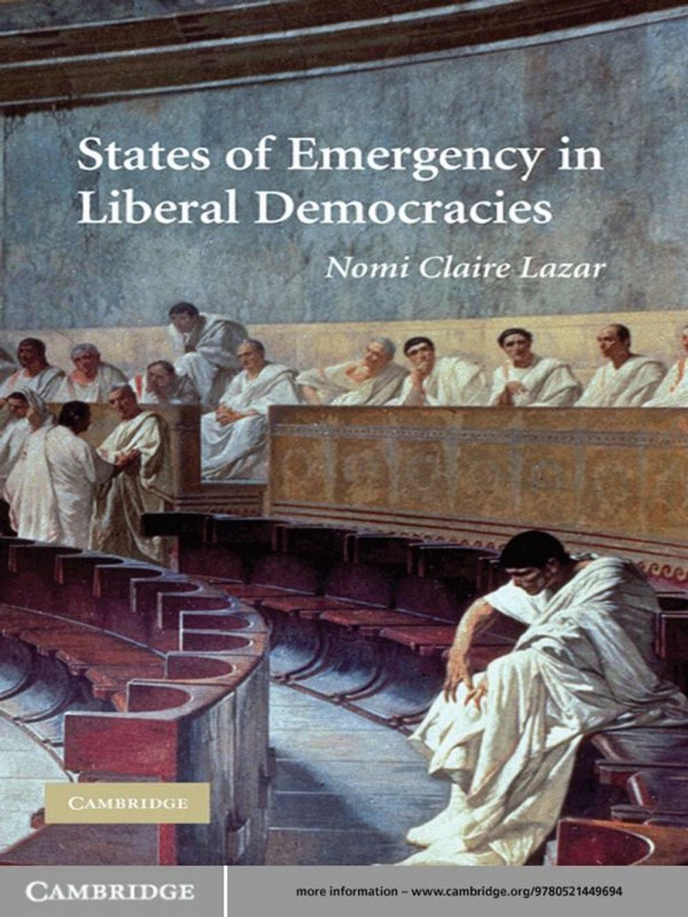 Big bigCover of States of Emergency in Liberal Democracies