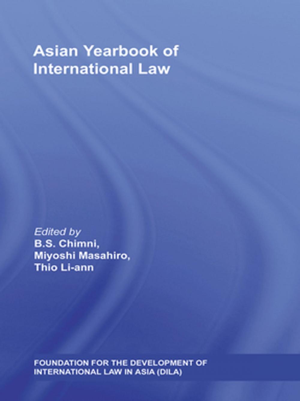 Big bigCover of Asian Yearbook of International Law