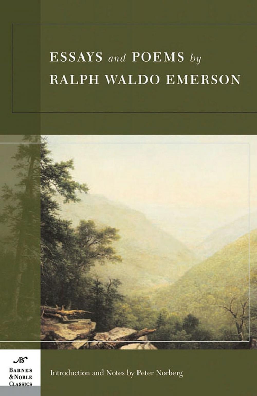 Big bigCover of Essays and Poems by Ralph Waldo Emerson (Barnes & Noble Classics Series)