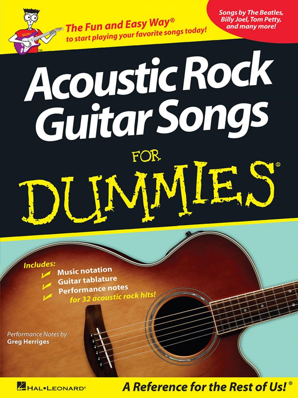 Big bigCover of Acoustic Rock Guitar Songs for Dummies (Songbook)