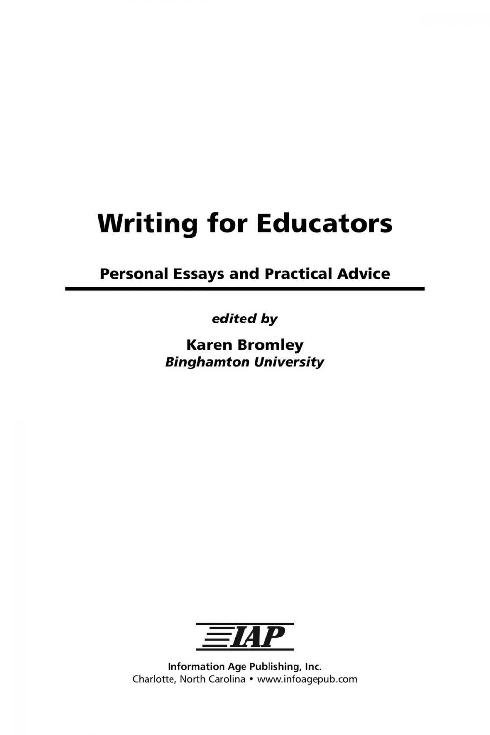 Big bigCover of Writing for Educators