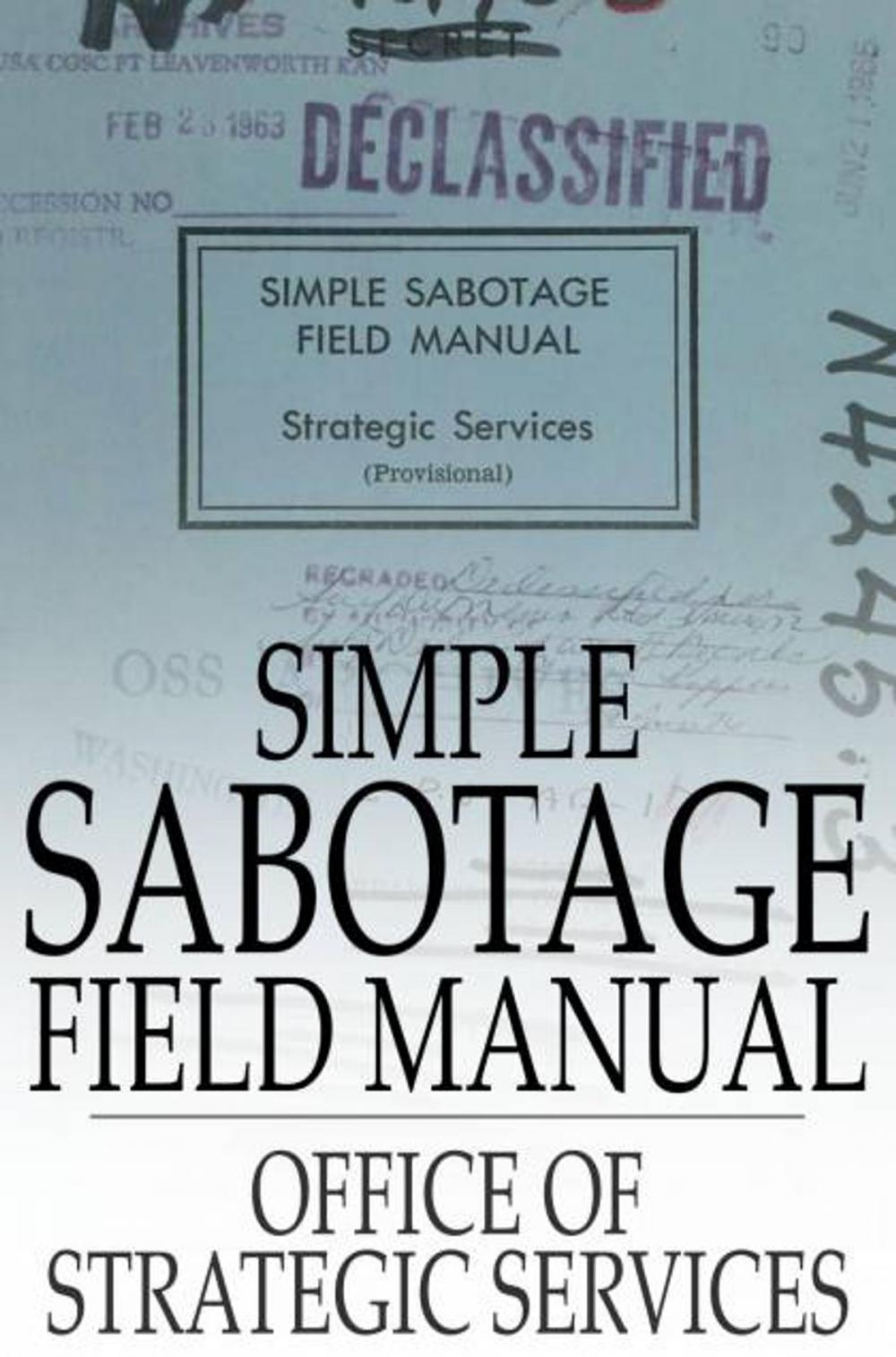 Big bigCover of Simple Sabotage Field Manual