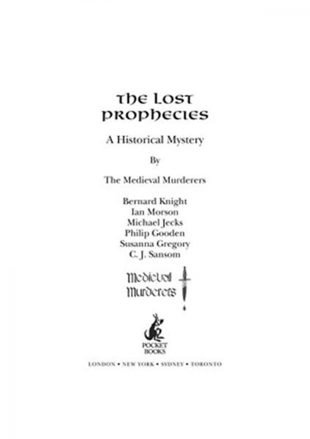 Big bigCover of The Lost Prophecies