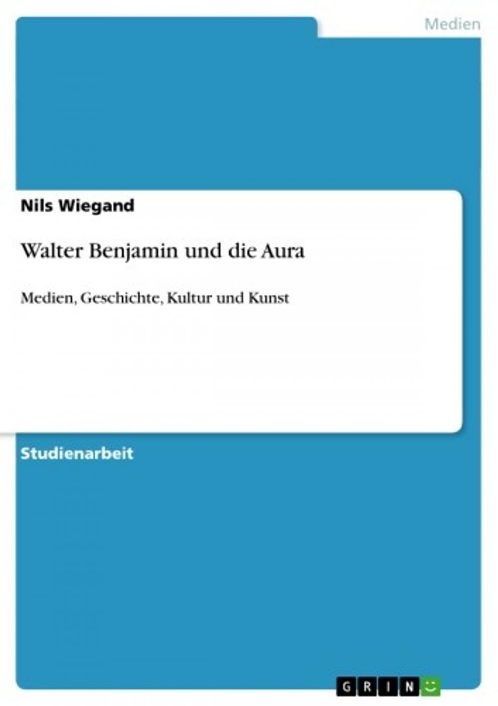 Big bigCover of Walter Benjamin und die Aura