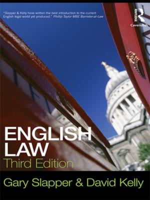 Cover of the book English Law by Tayeba Shaikh, Jennifer M. Ossege, Richard W. Sears