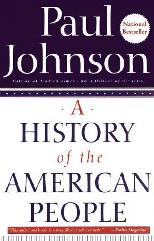 Cover of the book A History of the American People by Paul Johnson, HarperCollins e-books