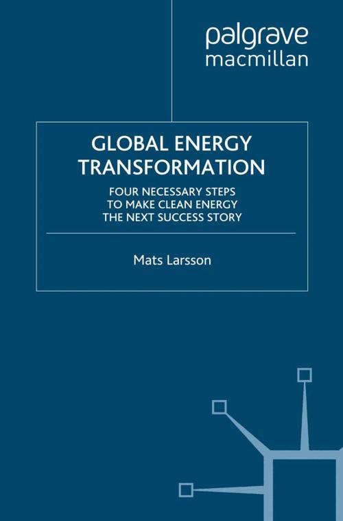 Cover of the book Global Energy Transformation by M. Larsson, Palgrave Macmillan UK