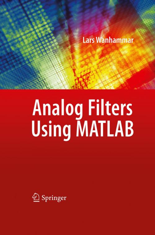 Cover of the book Analog Filters using MATLAB by Lars Wanhammar, Springer US