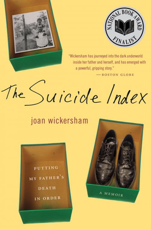 Cover of the book The Suicide Index by Joan Wickersham, Houghton Mifflin Harcourt