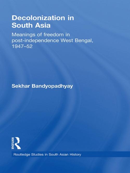 Cover of the book Decolonization in South Asia by Sekhar Bandyopadhyay, Taylor and Francis