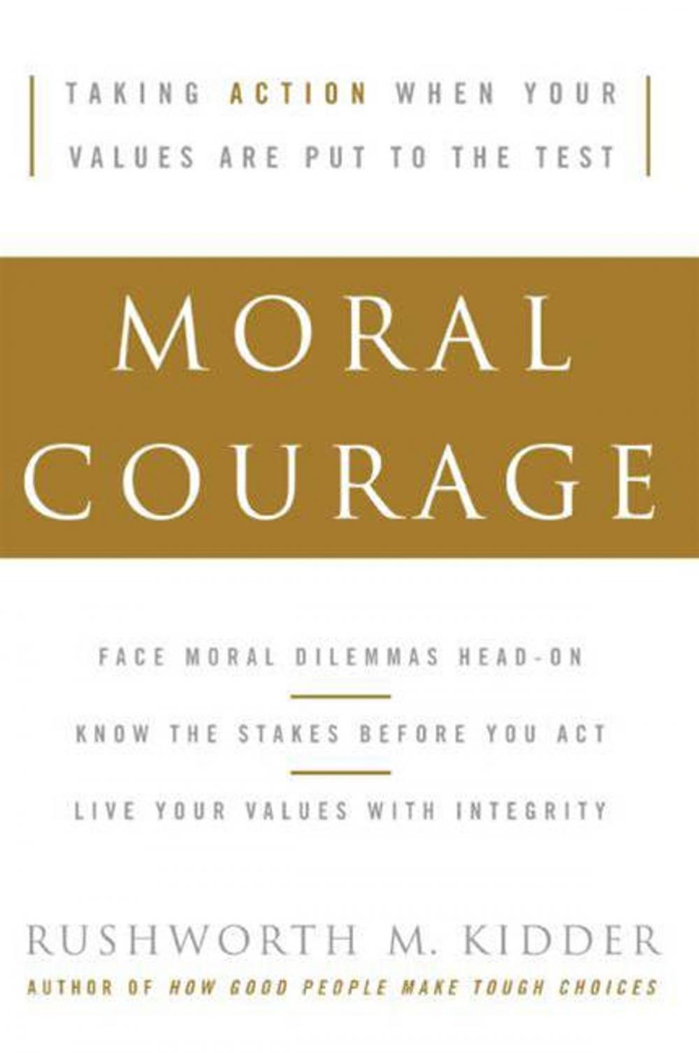 Big bigCover of Moral Courage