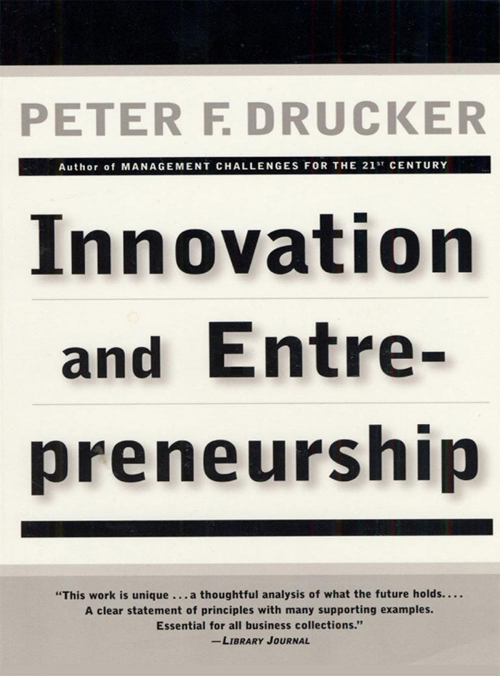 Big bigCover of Innovation and Entrepreneurship