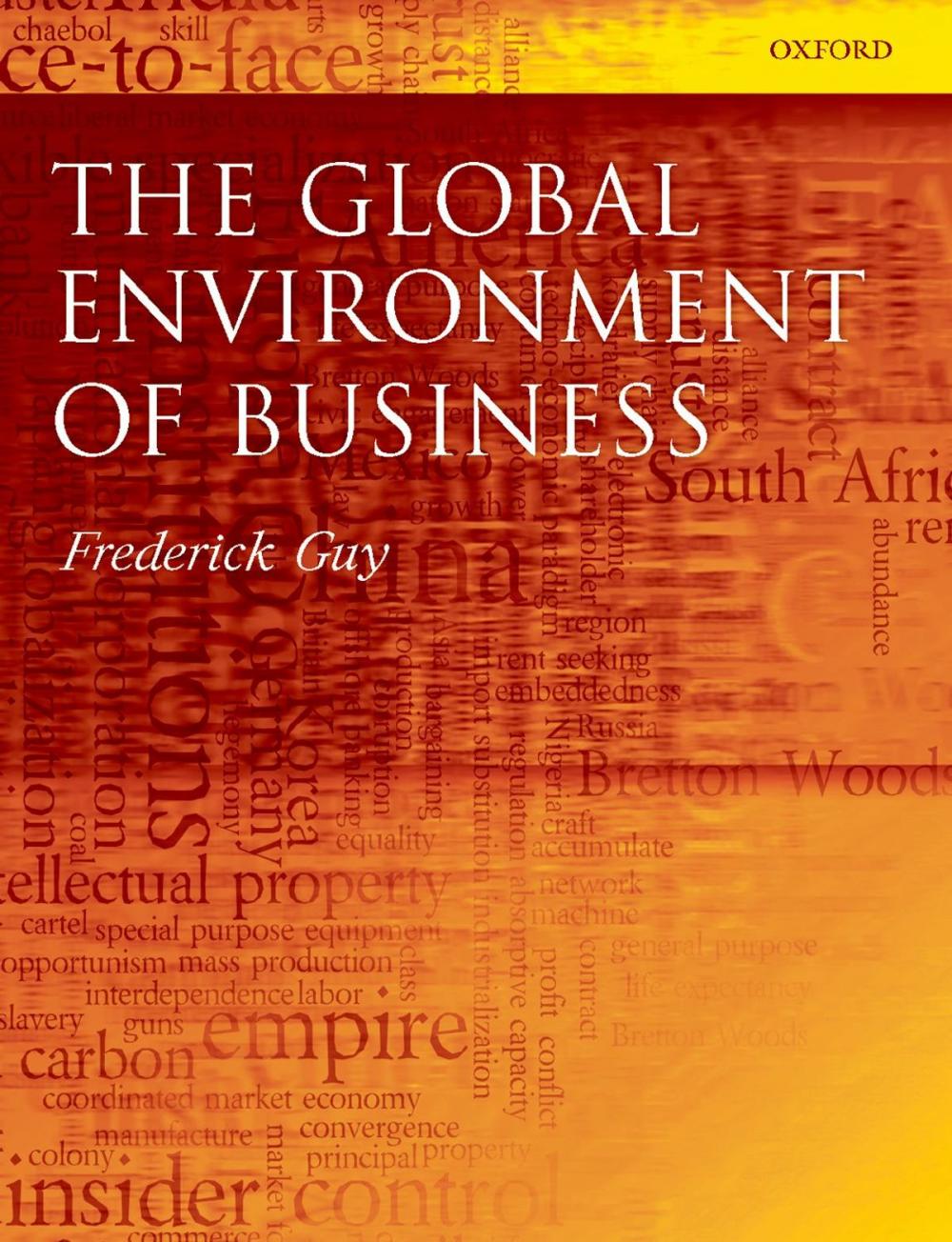 Big bigCover of The Global Environment of Business