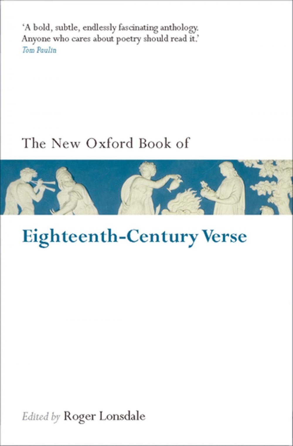 Big bigCover of The New Oxford Book of Eighteenth-Century Verse