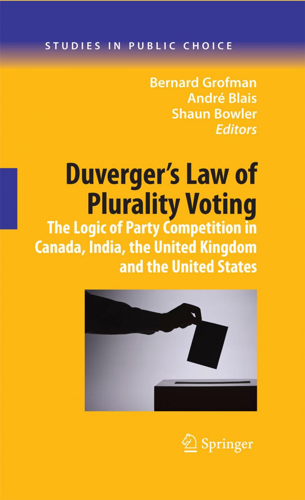 Big bigCover of Duverger's Law of Plurality Voting