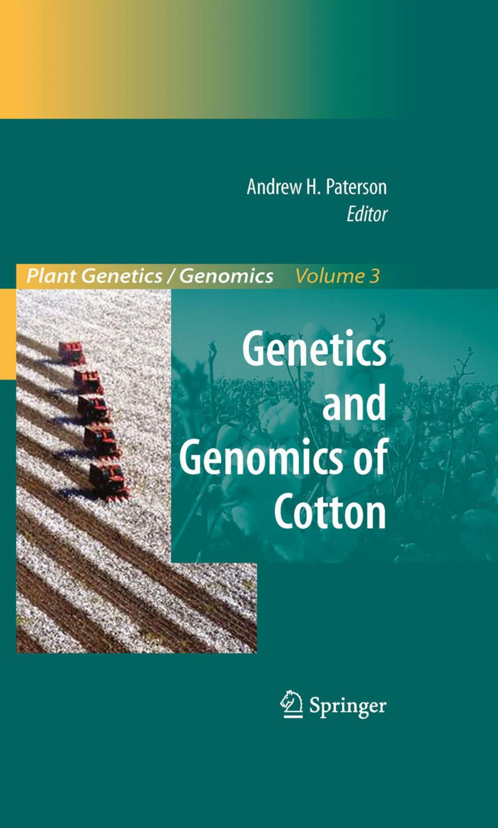 Big bigCover of Genetics and Genomics of Cotton