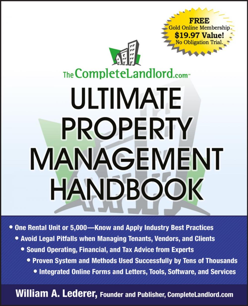 Big bigCover of The CompleteLandlord.com Ultimate Property Management Handbook