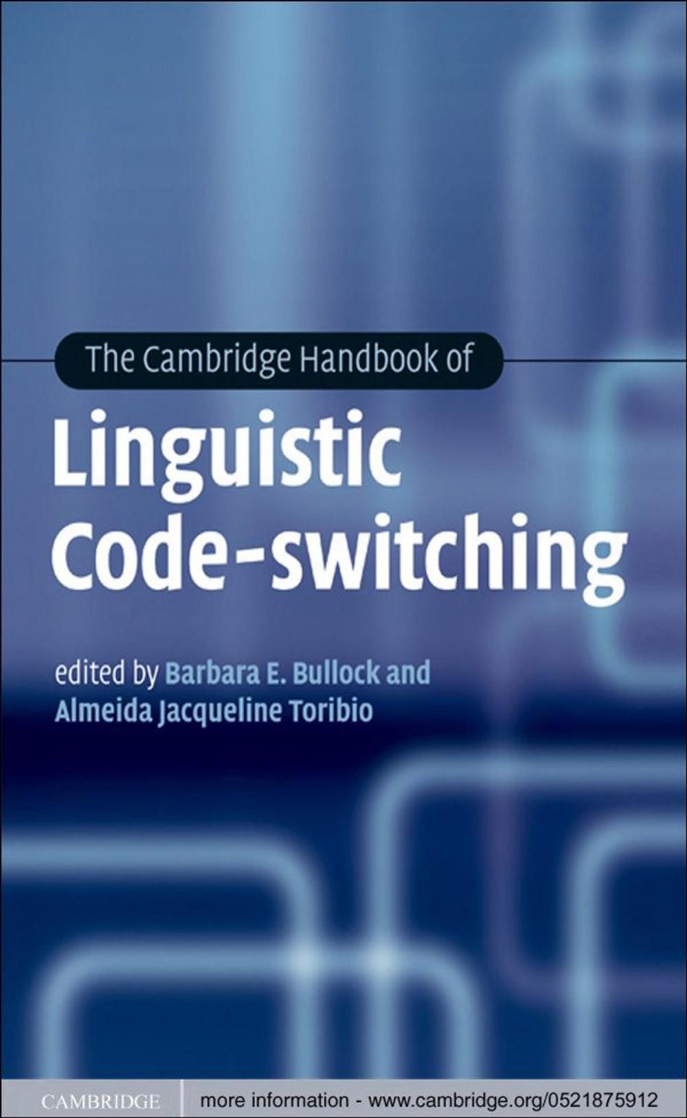 Big bigCover of The Cambridge Handbook of Linguistic Code-switching