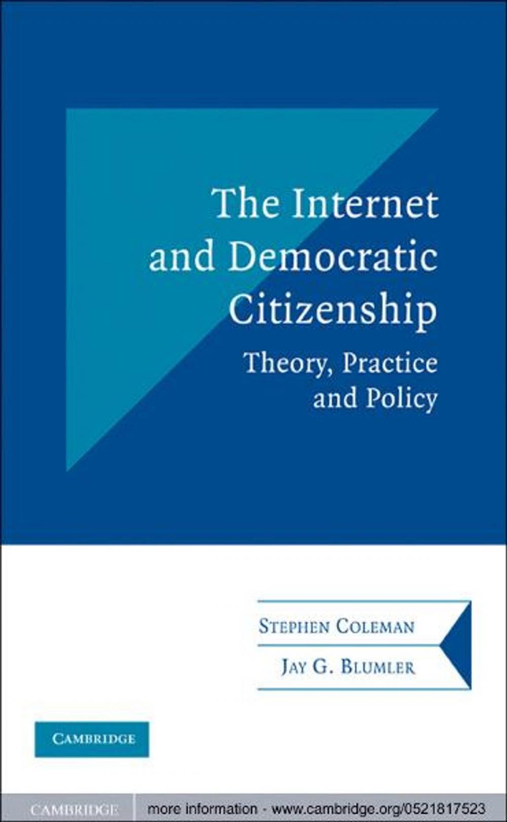 Big bigCover of The Internet and Democratic Citizenship