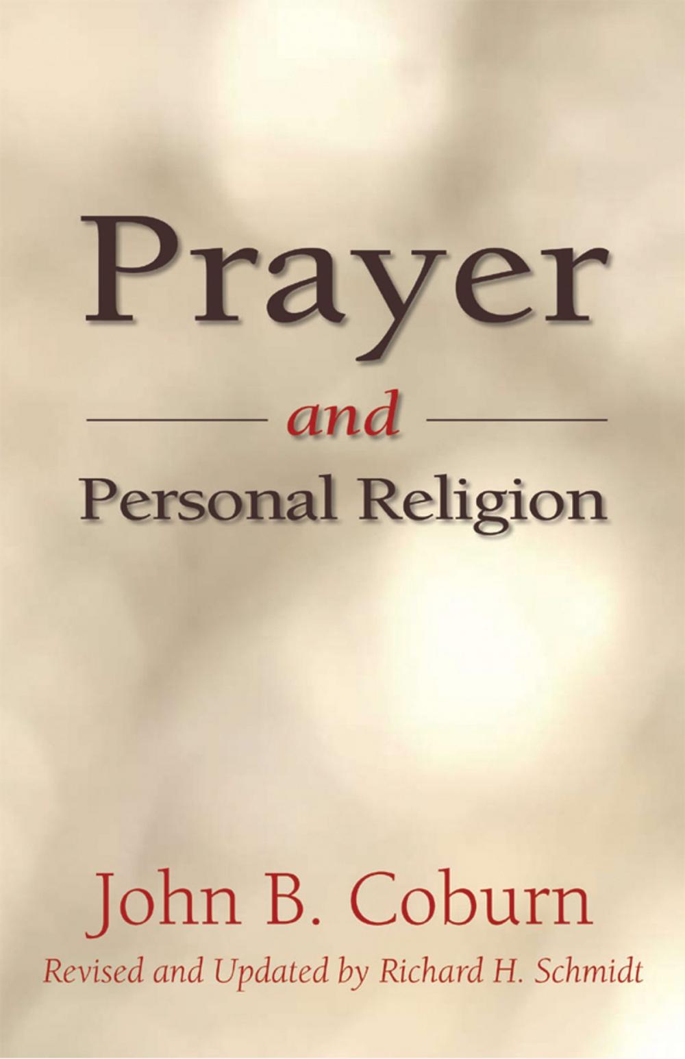 Big bigCover of Prayer and Personal Religion