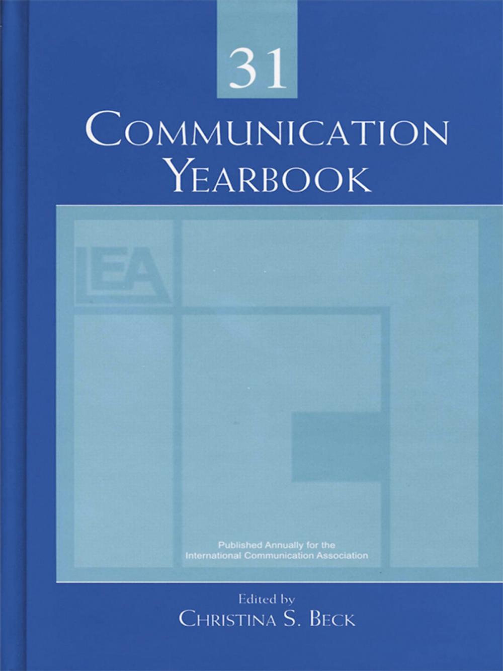 Big bigCover of Communication Yearbook 31