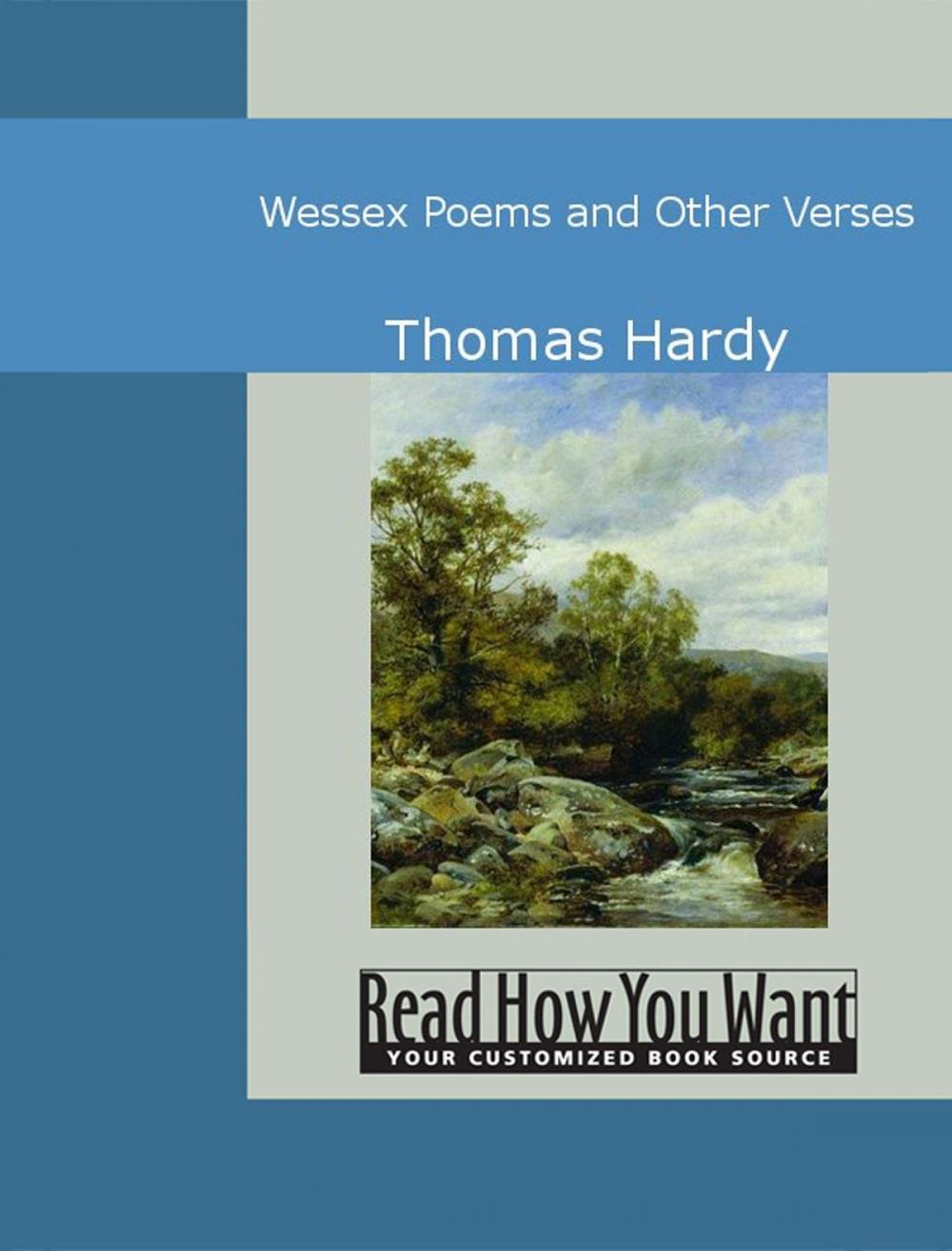 Big bigCover of Wessex Poems and Other Verses