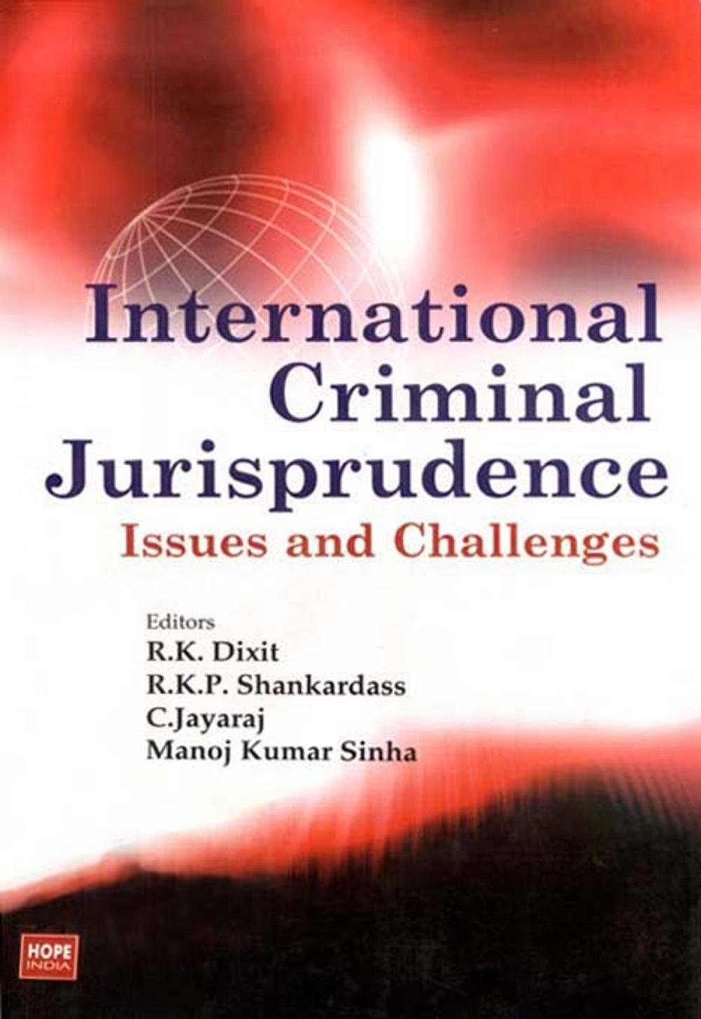 Big bigCover of International Criminal Jurisprudence: Issues And Challenges