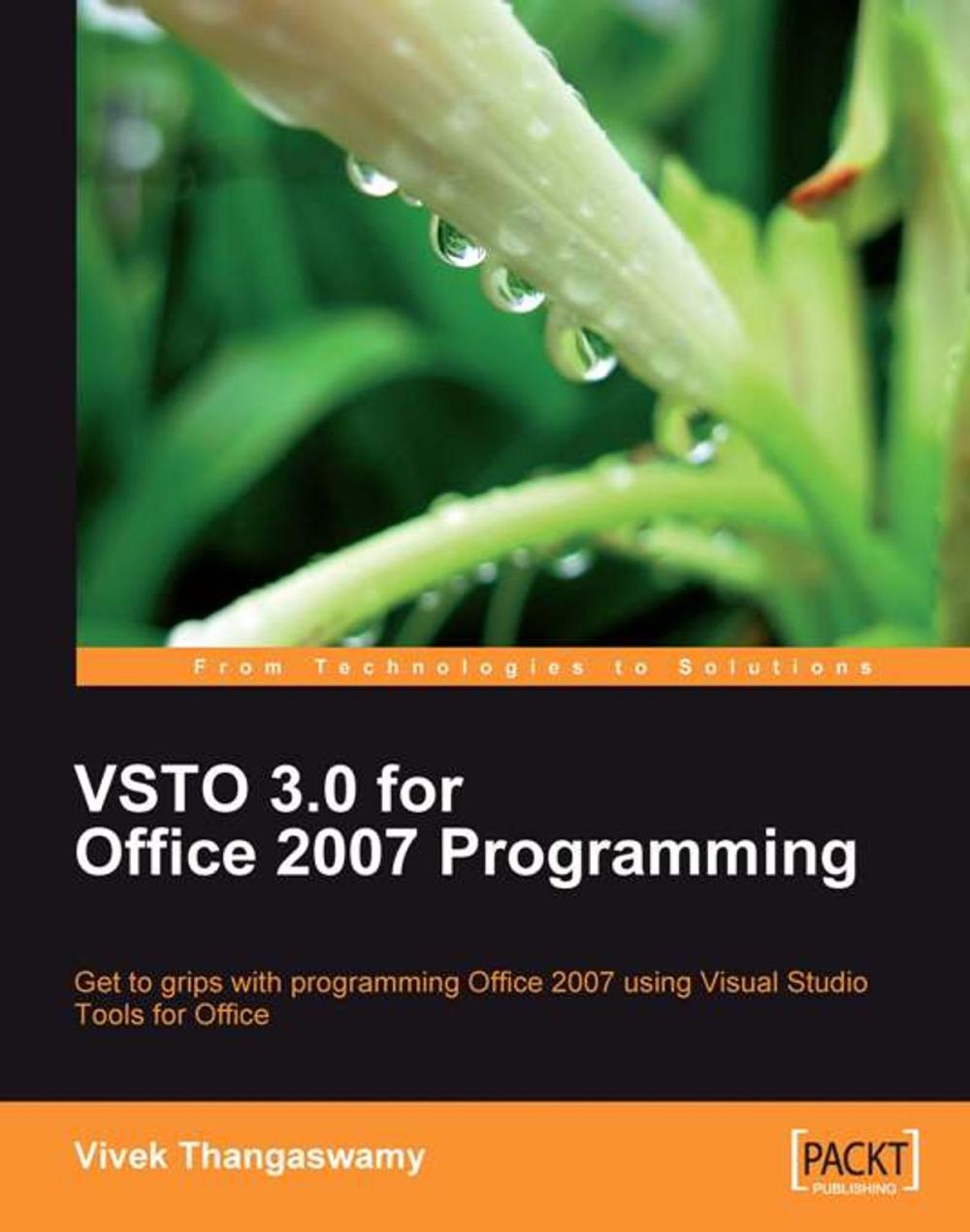 Big bigCover of VSTO 3.0 for Office 2007 Programming