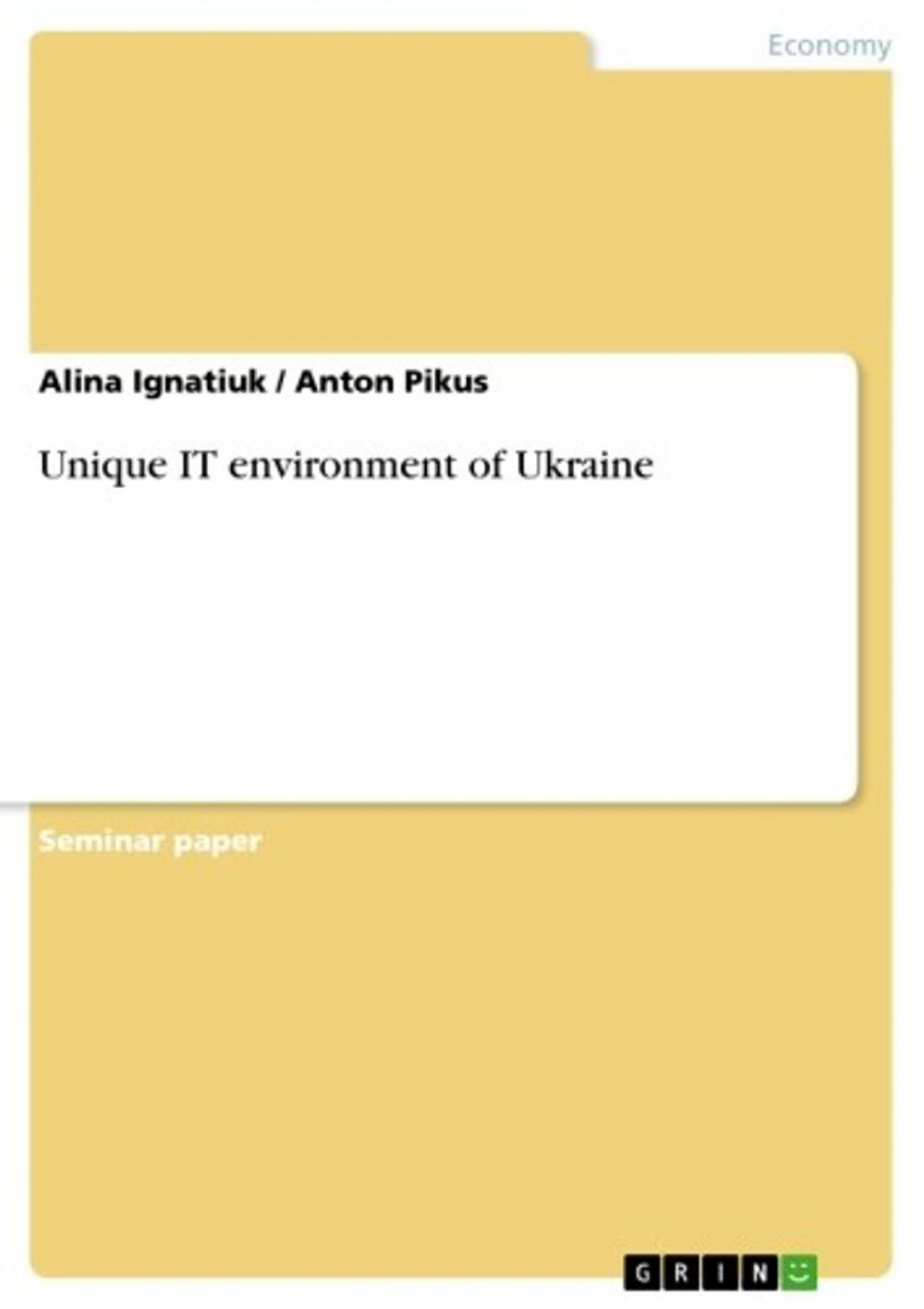 Big bigCover of Unique IT environment of Ukraine