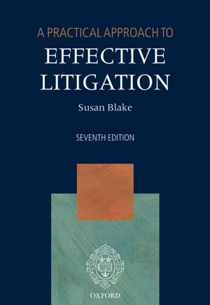 Cover of the book A Practical Approach to Effective Litigation by Jean d'Aspremont