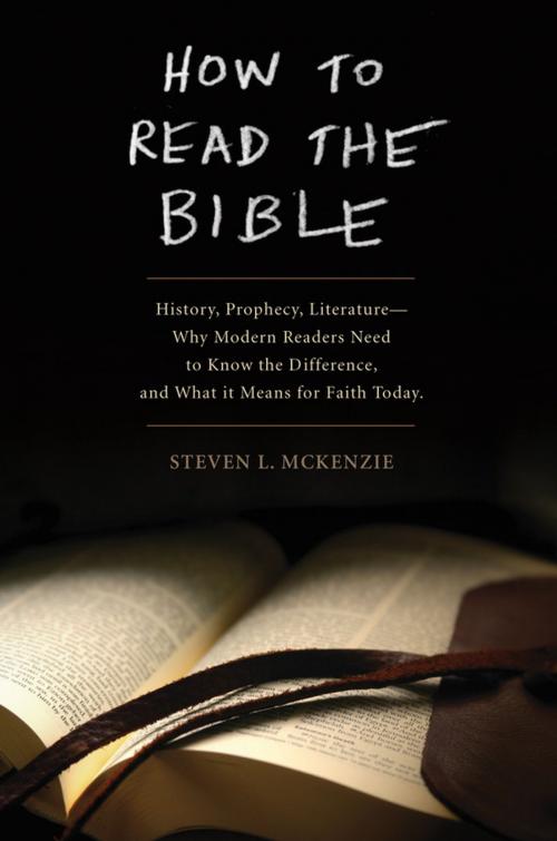 Cover of the book How to Read the Bible: History, Prophecy, Literature--Why Modern Readers Need to Know the Difference and What It Means for Faith Today by Steven L McKenzie, Oxford University Press, USA