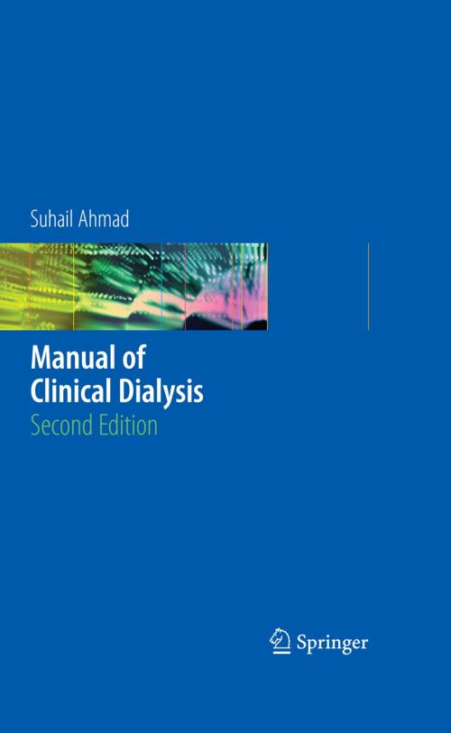 Cover of the book Manual of Clinical Dialysis by Suhail Ahmad, Springer US