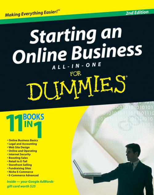 Cover of the book Starting an Online Business All-in-One Desk Reference For Dummies by Shannon Belew, Joel Elad, Wiley