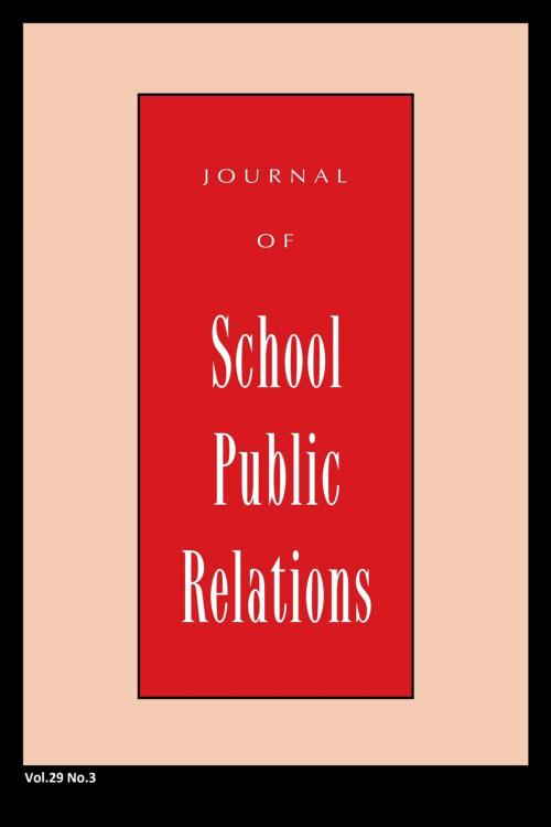 Cover of the book Jspr Vol 29-N3 by Journal of School Public Relations, Rowman & Littlefield Publishers