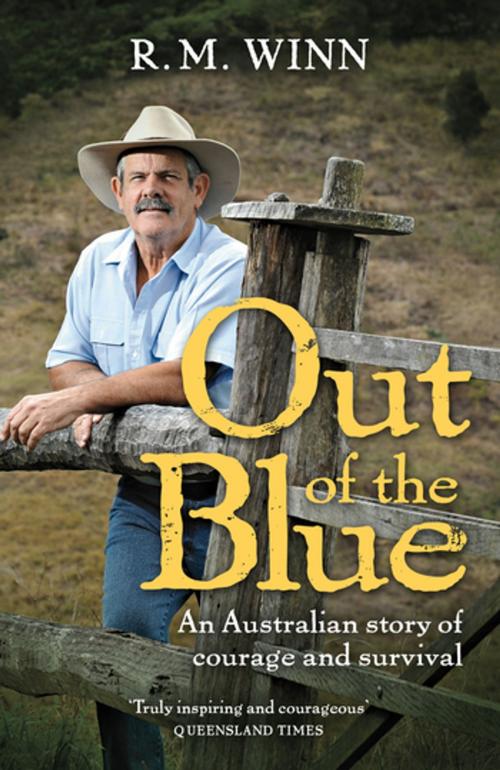 Cover of the book Out of the Blue by R.M. Winn, Penguin Random House Australia