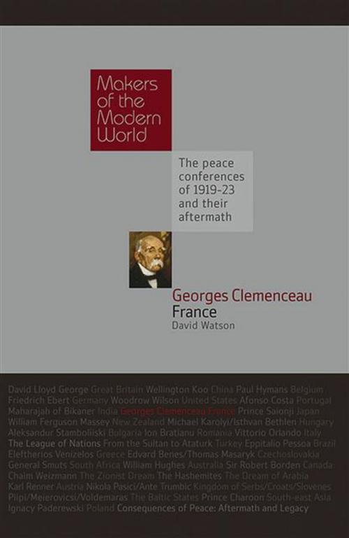 Cover of the book Georges Clemenceau by David Watson, Haus Publishing