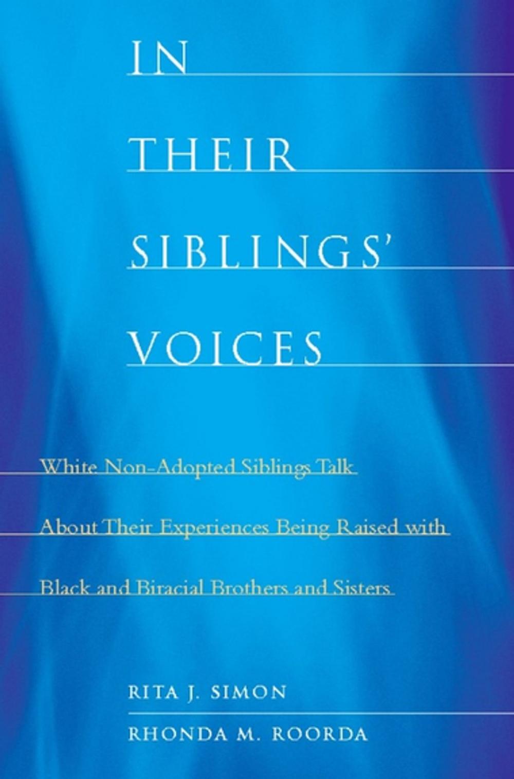 Big bigCover of In Their Siblings’ Voices