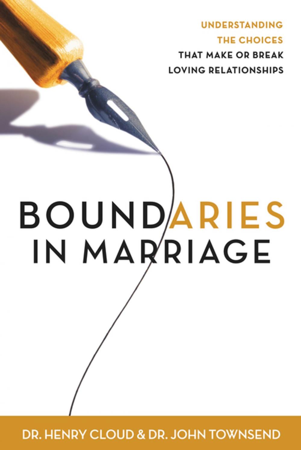 Big bigCover of Boundaries in Marriage